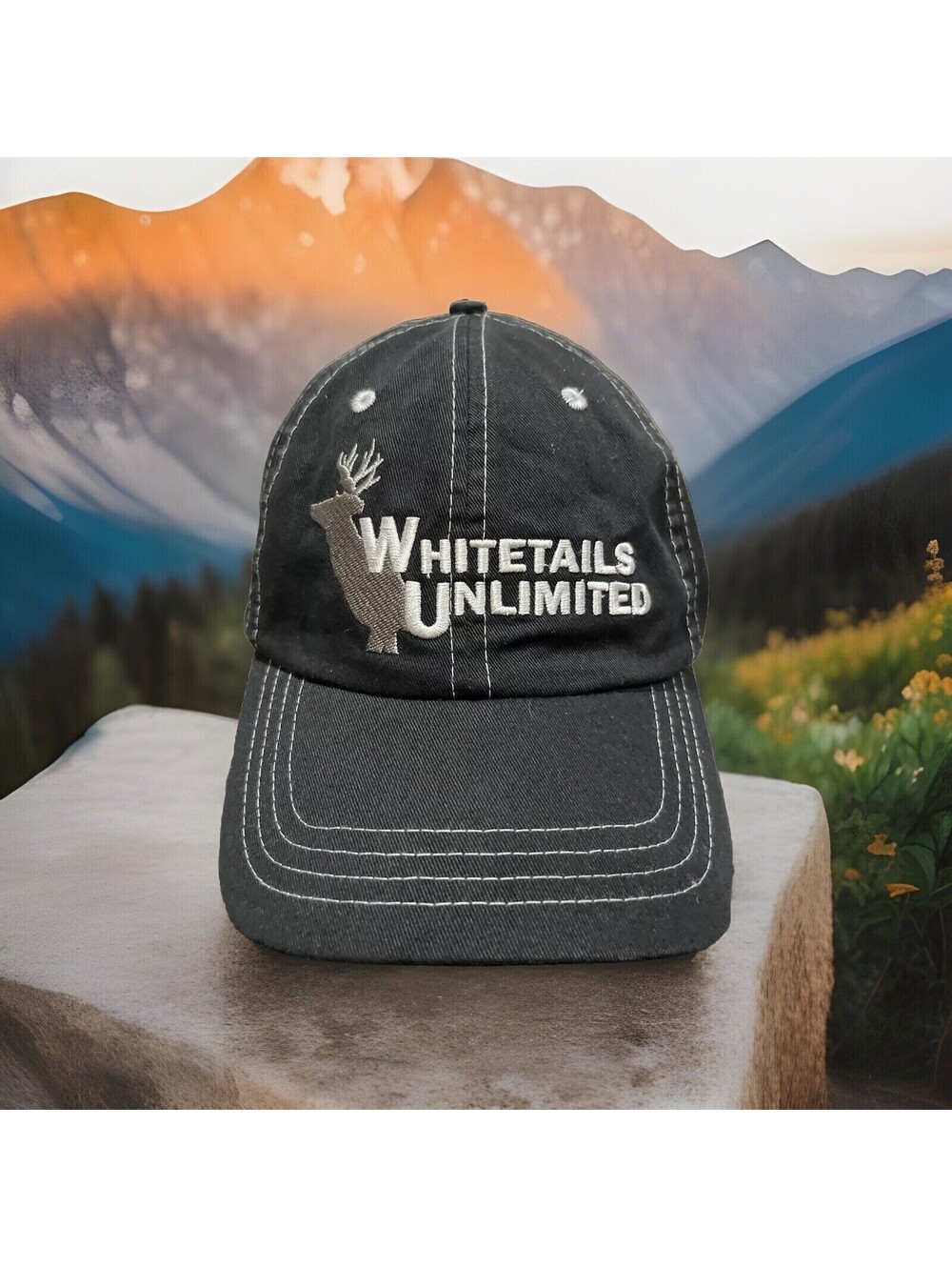 Whitetail Deer 🦌 Mule Deer Bow Hunting Black Powder Rifle Blind Baseball Cap